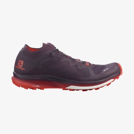 Salomon S/LAB ULTRA 3 Mens Trail Running Shoes Red UK JULQ